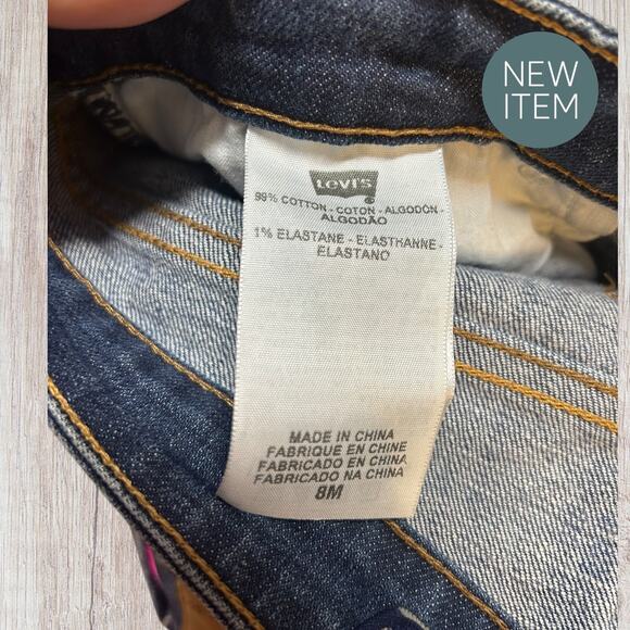 Levi’s Y2K Demi Curve Classic Bootcut Jeans Women’s 8/29 Dark Wash Stretch w07 - Picture 5 of 5